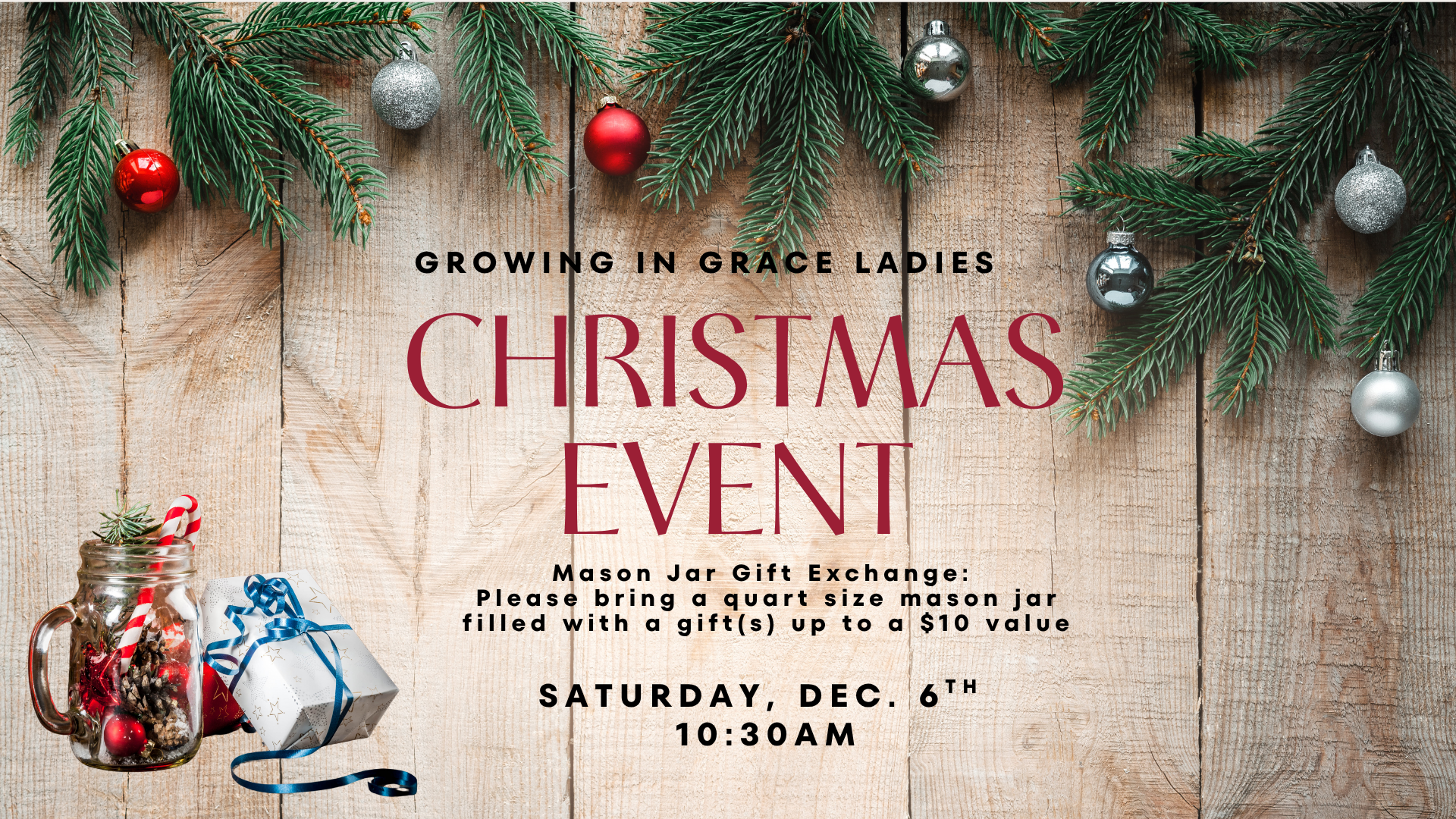 Ladies Christmas Event